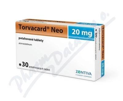 Torvacard Neo 20mg por.tbl.flm.30x20mg
