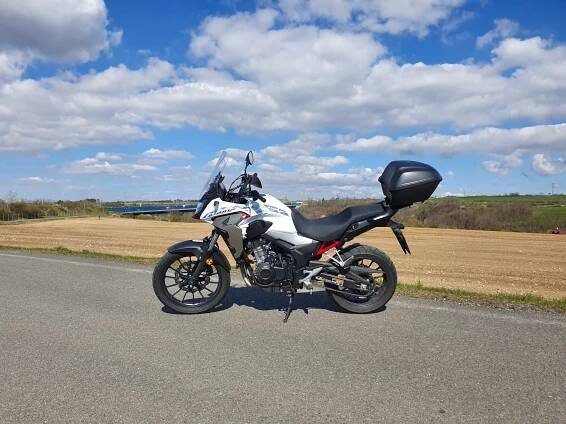Honda CB500X v redakčním testu.