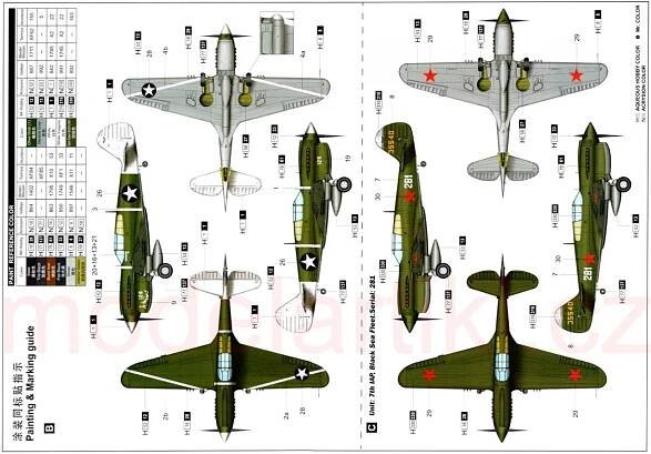 P-40M War Hawk, 1:32, 005/02211 - Plastikové modely a modelářské potřeby - MODELARTIKL.CZ