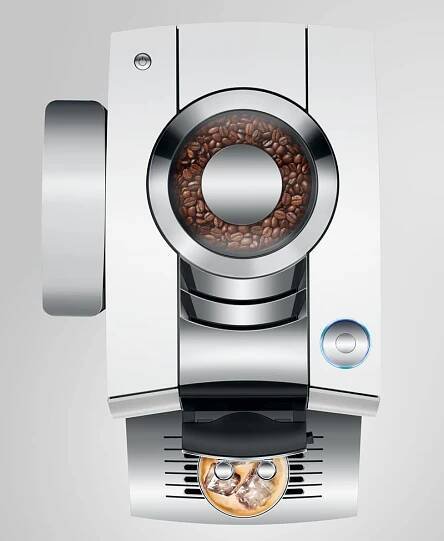 Kávovar Jura Z10 Aluminium White (EA) - dotykový displej