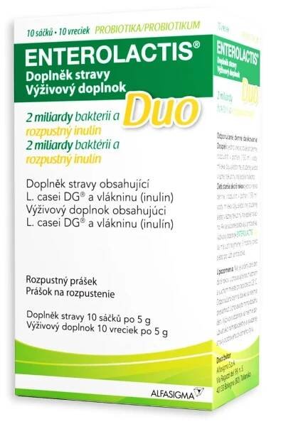ENTEROLACTIS® Duo probiotika a prebiotika 10x5 g