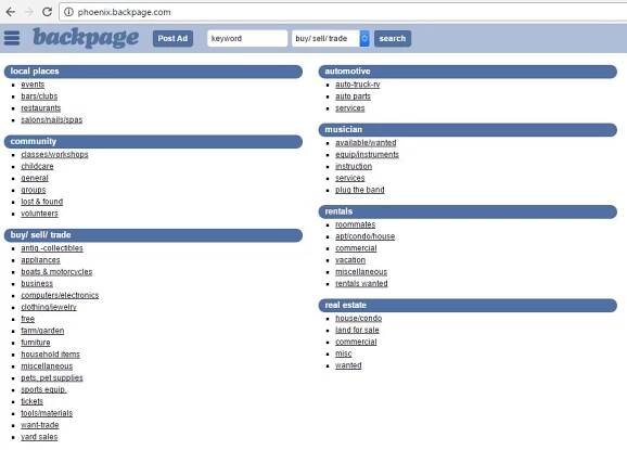 Backpage Phoenix, the Craigslist Alternative to Buying/Selling Online » AZ Charged
