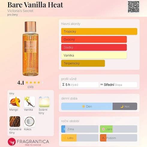 Bare Vanilla Heat Victoria's Secret parfém - a vůně pro ženy 2022