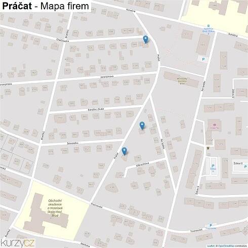 Práčat - mapy | Kurzy.cz