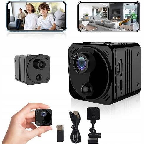 ŠIROKOÚHLÁ KAMERA HD WIFI MINI S ČTEČKOU KARET 4K HD 160° za 959.00CZK - Allegro