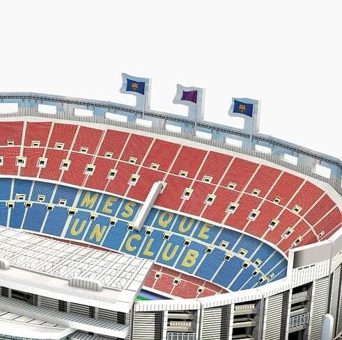 NANOSTAD 3D puzzle Stadion Camp Nou - FC Barcelona Mini 24 dílků