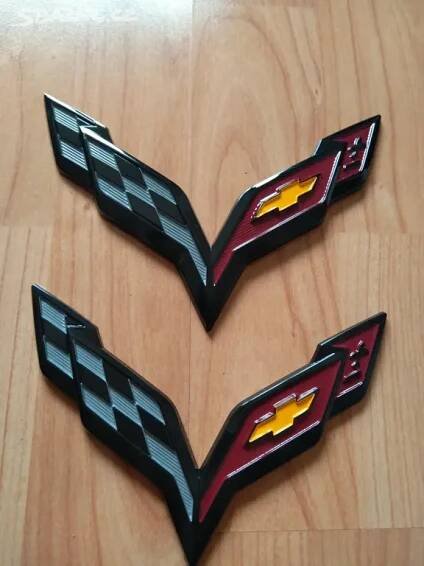 Chevrolet Corvette C7 -přední - zadní znak, logo. - Praha - Bazar