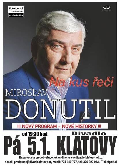 Miroslav Donutil v Klatovech – RRAS