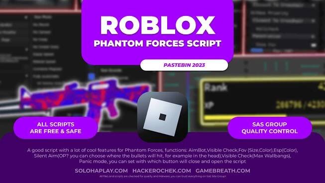 Phantom Forces Script Roblox: Hack, Legit Aimbot & Unlock Skins - Game Breath