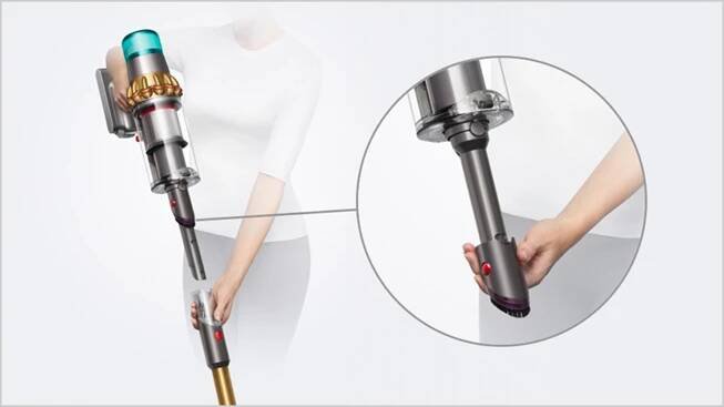 Tyčový vysavač Dyson V15 Detect Absolute Gold | DATART
