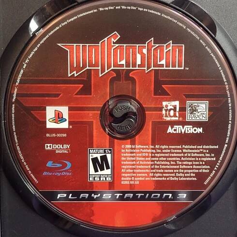 Wolfenstein (Sony PlayStation 3, 2009) PS3 HRA