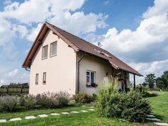 Realizace podkrovní dřevostavby Vysočina. Dřevostavba 170 