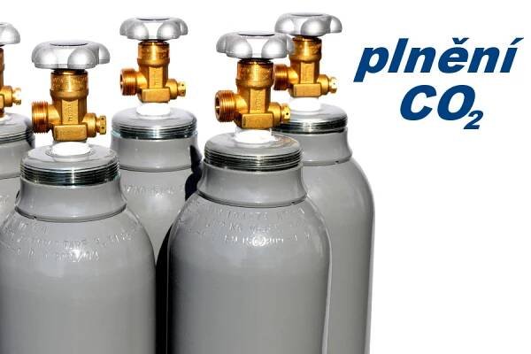 Plnění tlakových lahví CO2 (oxidu uhličitého) - PO-BOZP Jiří Kotyza
