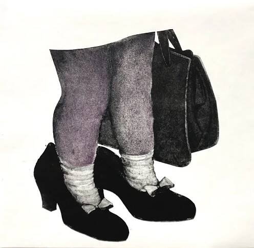 When I grow up by Hilary Vernon-Smith, Collagraph 