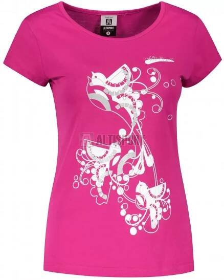 Dámské triko ALTISPORT ALW179122 FUCHSIOVÁ velikost: XS