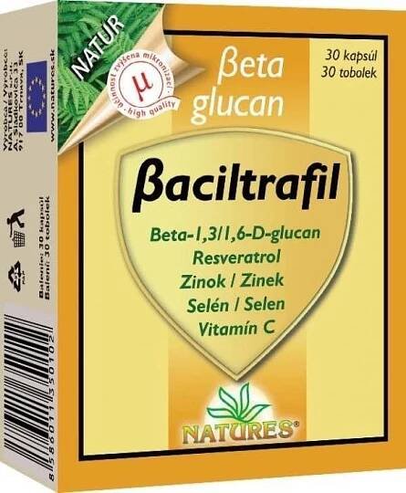 Natures Baciltrafil 30 cps. od 228 Kč