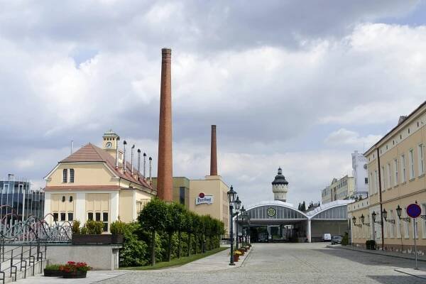 Pivovar Pilsner Urquell — Stock obrázek