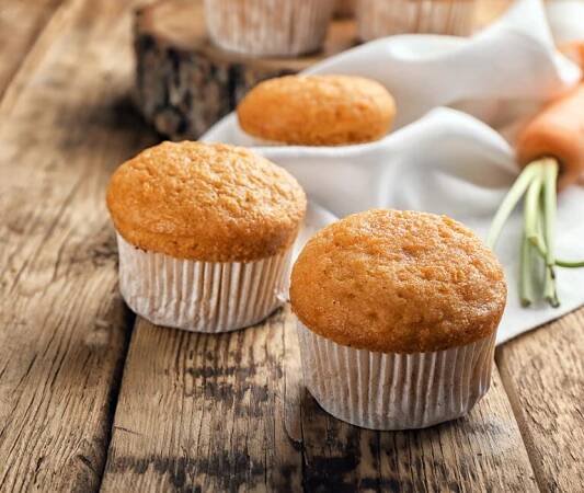 Recept na mrkvové muffiny