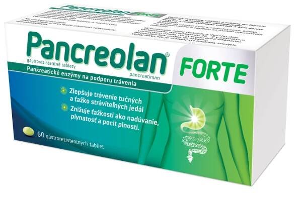 Pancreolan forte 60 tbl | Trávenie | Lieky24.sk