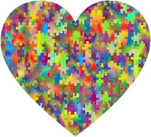 Puzzle srdce | Láska | Vektorový klipart, obrázek, bezplatně ke stažení