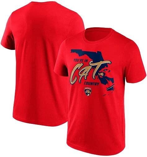 Florida Panthers Hometown Graphic T-Shirt - Red - Mens