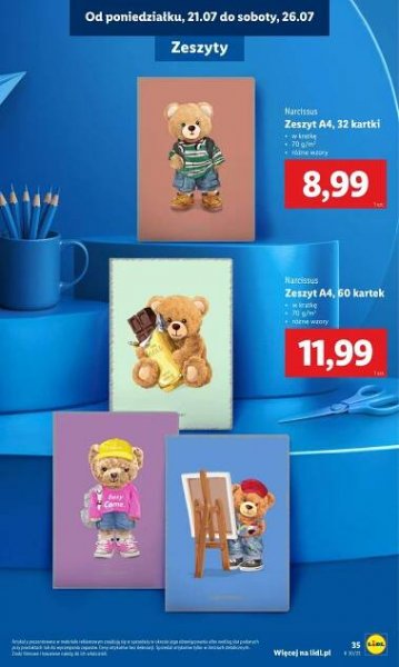 Leták Lidl Polsko - Lidl Polsko - Katalog gotowi do szkoły od 21.07. do 30.08. - strana 37
