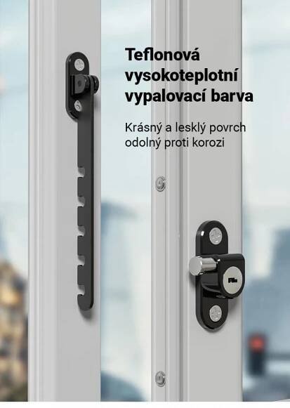 Kovová bezpečnostní pojistka do oken a balkonových dveří | E-safetyshop.eu