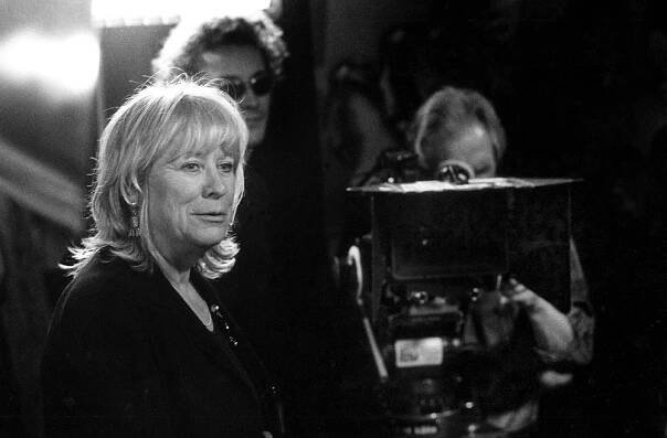 Die Regisseurin Margarethe von Trotta beim Filmdreh