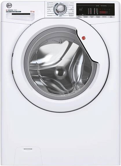 Waschmaschine H3wosq485ta4-84 8 Kg - Weiß, Basics, Glas/Kunststoff (60/85/47cm) - Hoover