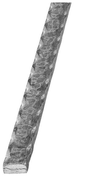 PSG 30.202-3m - zdobená pásovina pro kované zábradlí a schodiště, pr. 20x10 mm, cena za 3 m - prodej po 3 m