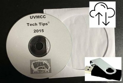 UVMCC Tech Tips (used in addition to the Ryerson) either DVD, USB Drive or Cloud Download
