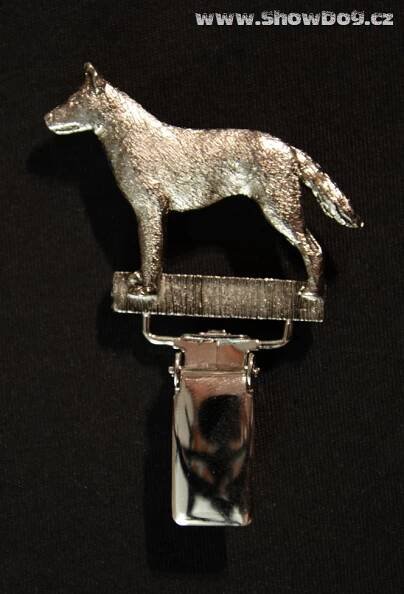 Výstavní klipsy | Australská kelpie | Showdog.cz - doplňky pro výstavní psy a majitele.