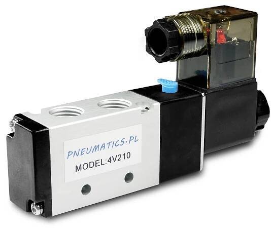 Elektromagnetický ventil do pneumatických válců 4V210 5/2 1/4 230V 12V 24V