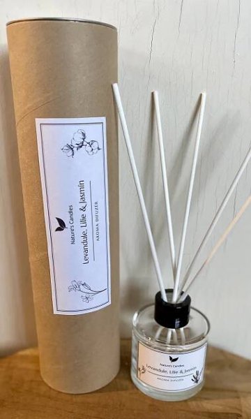 Aroma difuzér - Levandule, Lilie & Jasmín