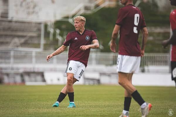 Filip Gedeon na tréninku Sparty