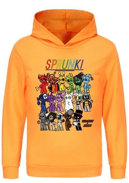 Dětská 3D mikina Sprunki pulovr Dětský svetr