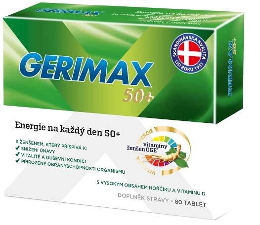Gerimax 50+ 80 tablet