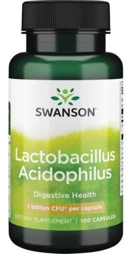 SWANSON Lactobacillus Acidophilus PROBIOTIK 100 kapslí STŘEVA