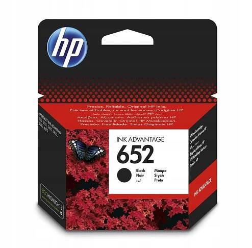 Inkoust HP 652 F6V25AE černý (black)