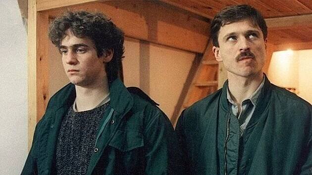 Jan Potměšil a Josef Nedorost ve filmu Bony a klid (1988)