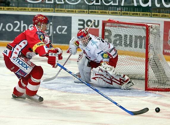 Utkání Slavie s Třincem rozhodl gól, který domácí považují za neregulérní - České Budějovice vyhrály, Třinec zaskočil Slavii (4/8)