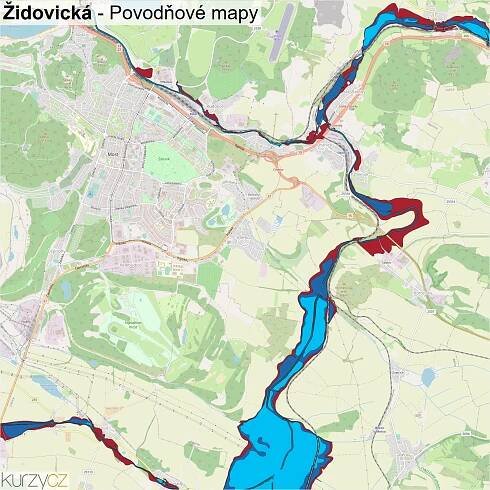 Židovická - mapy | Kurzy.cz