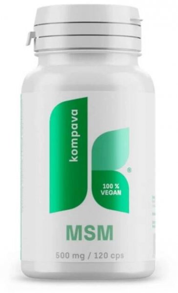 KOMPAVA MSM 500 mg, 120 kapslí