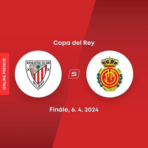 Copa del Rey: Athletic Bilbao vo finále zdolal Mallorcu s dvoma Slovákmi