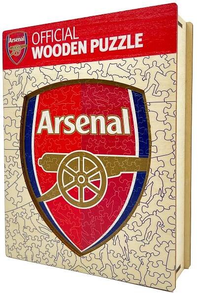 FC Arsenal dřevěné puzzle Crest 150 ks - FAN-store.cz
