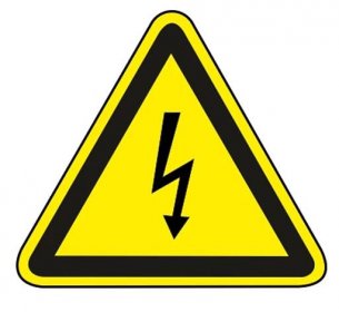 Pozor elektrické zařízení - blesk