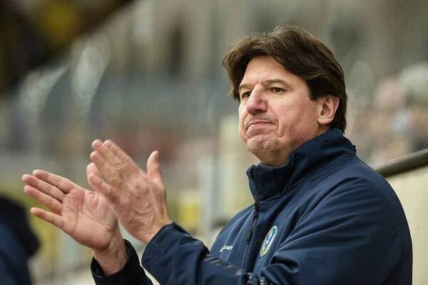 Hokejové derby HC Zubr Přerov - LHK Jestřábi Prostějov, leden 2025. Michal Mikeska