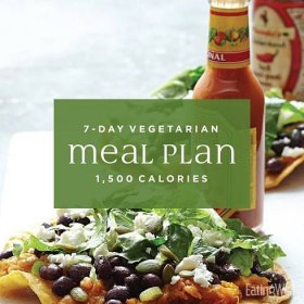 7-Day Vegetarian Meal Plan: 1,500 Calories