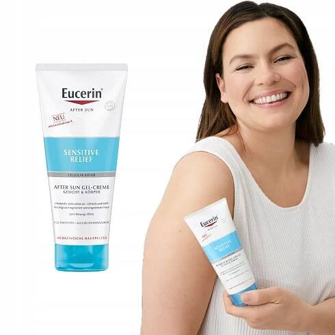 EUCERIN AFTER SUN Gel-krém po opalování zklidňující a chladivý 200 Ml Kód výrobce nawilżający na podrażnienia słoneczne