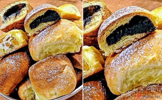 Recept na sádlové babiččiny buchty s mákem, tvarohem a kakaem